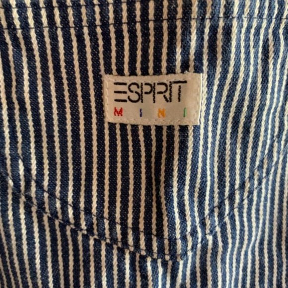 Vintage Espirit Mini Girls denim Striped - Picture 3 of 5